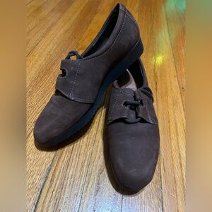 Selby Comfort Flex Brown Suede Sneakers Size 8